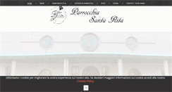 Desktop Screenshot of parrocchiasantarita.org
