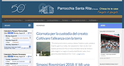 Desktop Screenshot of parrocchiasantarita.com